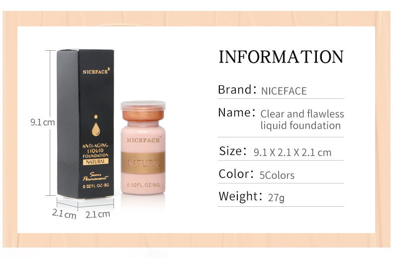 Clear and Flawless Liquid Foundation