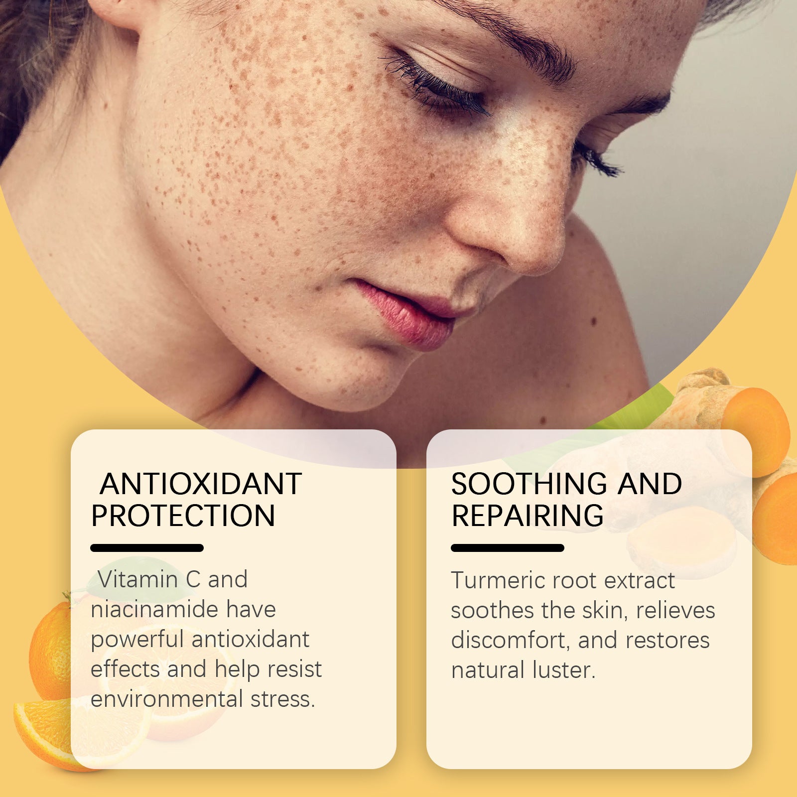 RootedCareUK Vitamin C &amp; Turmeric Brightening Face Oil