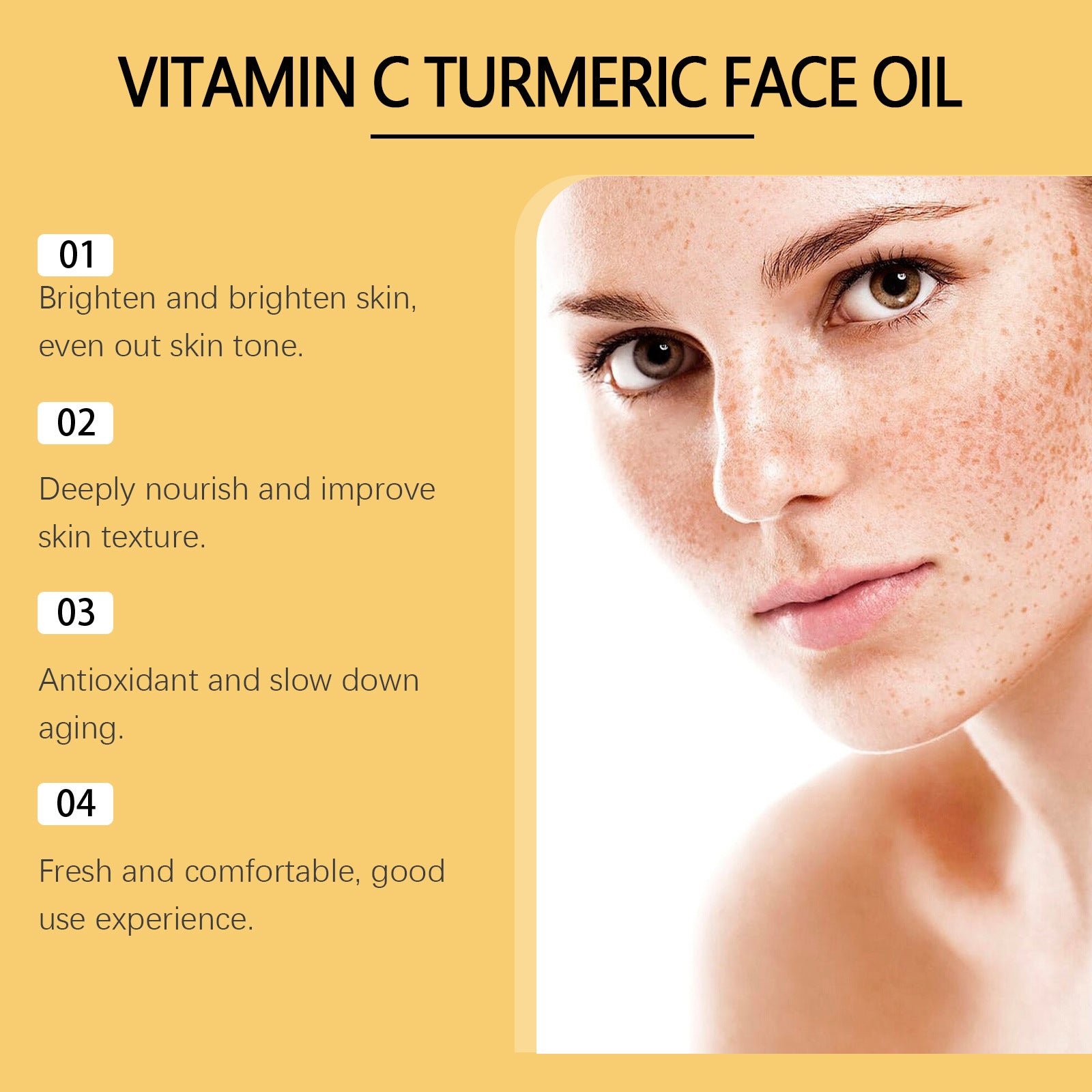 RootedCareUK Vitamin C &amp; Turmeric Brightening Face Oil