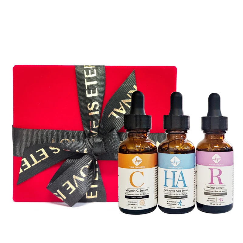OEM Cosmetic Set Gift Charcoal Kojic Acid Skin Care Private Skincare Set