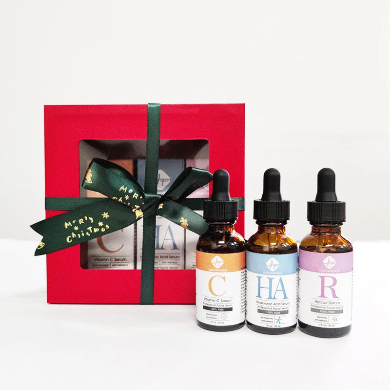 OEM Cosmetic Set Gift Charcoal Kojic Acid Skin Care Private Skincare Set