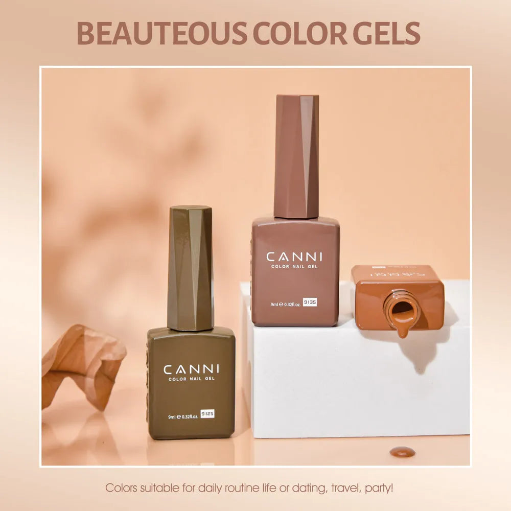 Canni 7,3ml esmalte em gel UV cores quentes manicure nail art salão novo verniz de 9ml design esmalte em gel de imersão LED
