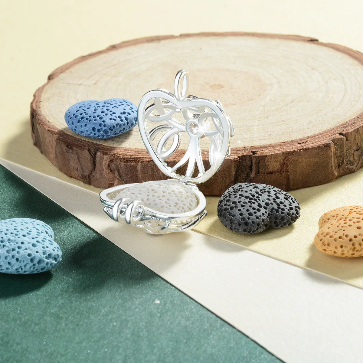 Eudora 14/18mm Aromatherapy Nature Lava Stone