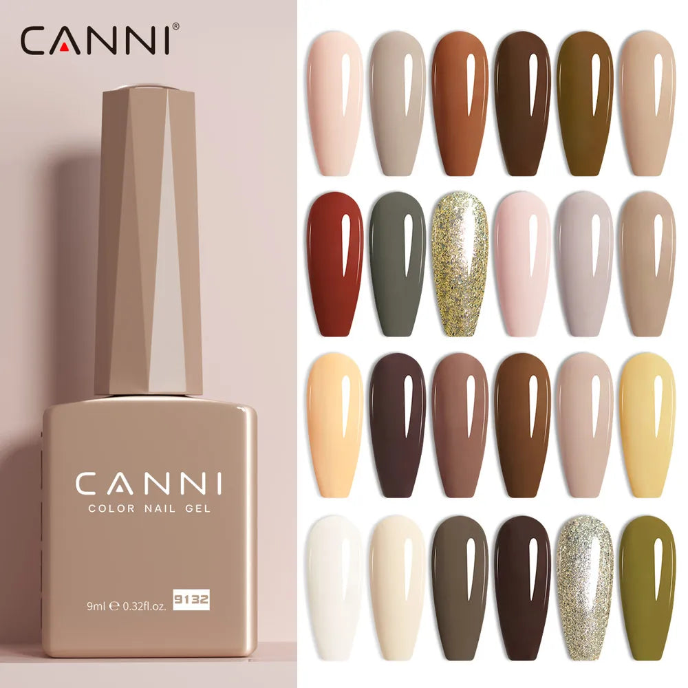 Canni 7,3ml esmalte em gel UV cores quentes manicure nail art salão novo verniz de 9ml design esmalte em gel de imersão LED