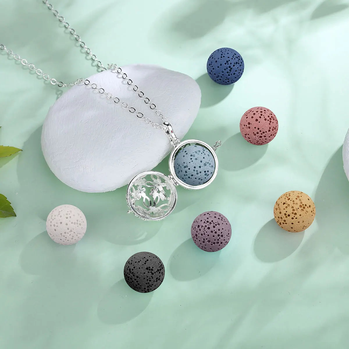 Eudora 14/18mm Aromatherapy Nature Lava Stone