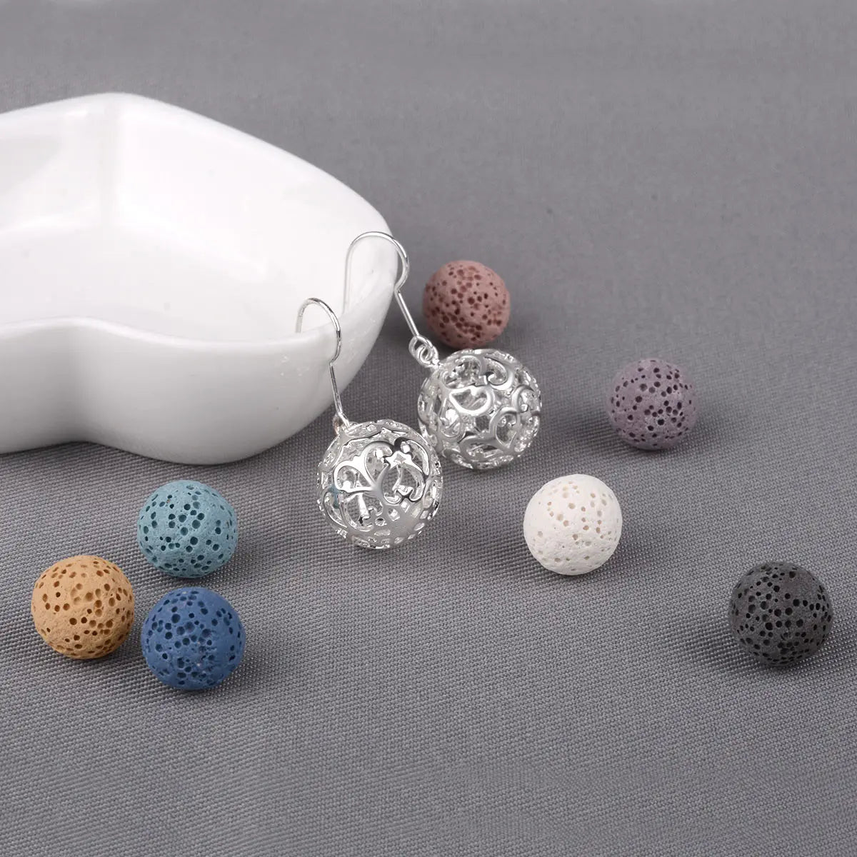 Eudora 14/18mm Aromatherapy Nature Lava Stone