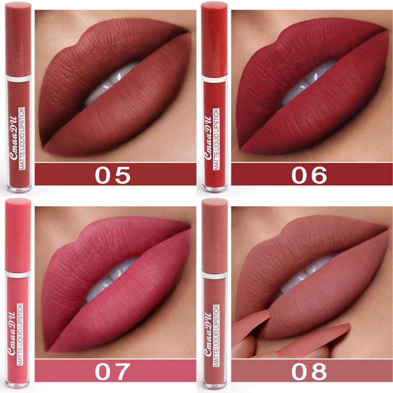 RootedCareUK 10-Piece Waterproof Matte Lipstick Set