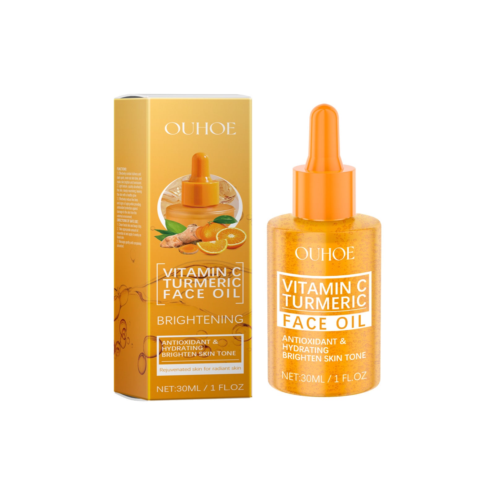RootedCareUK Vitamin C &amp; Turmeric Brightening Face Oil